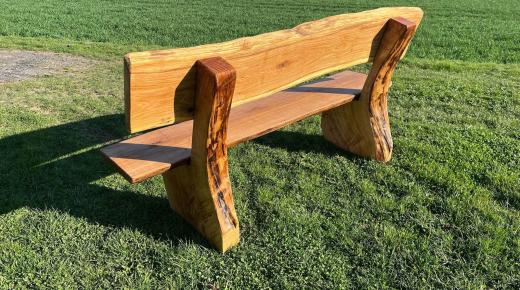 Bank aus Holz in Hofgeismar