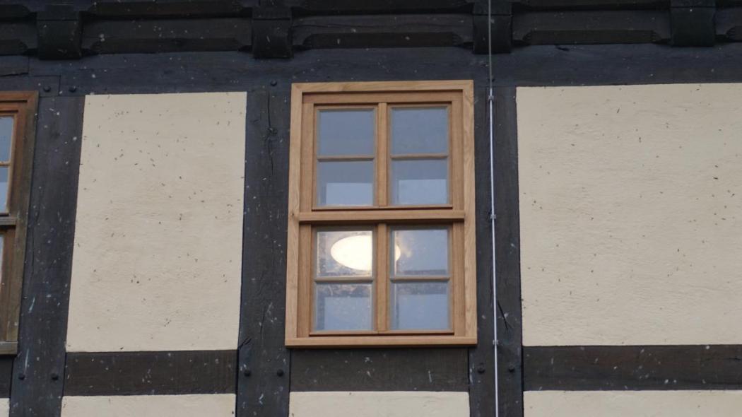 Nachbau denkmalgeschütztes Fenster aus Eiche