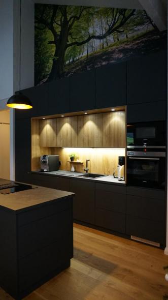 Küche: seitliche Ansicht