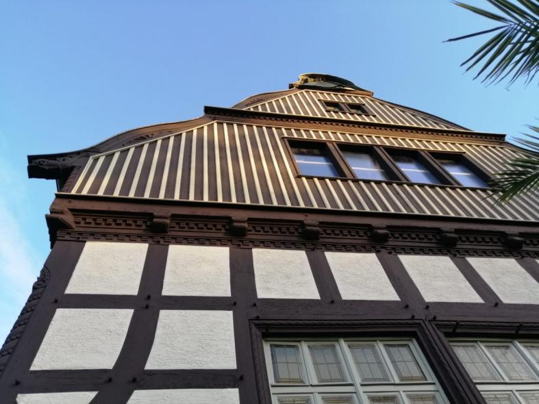 Restaurierung der Stadtbibliothek Bad Nauheim: Nahansicht 